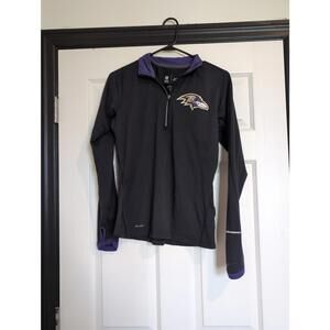 Medium Baltimore Ravens quarter zip jacket
